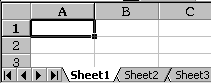 Excel tabs